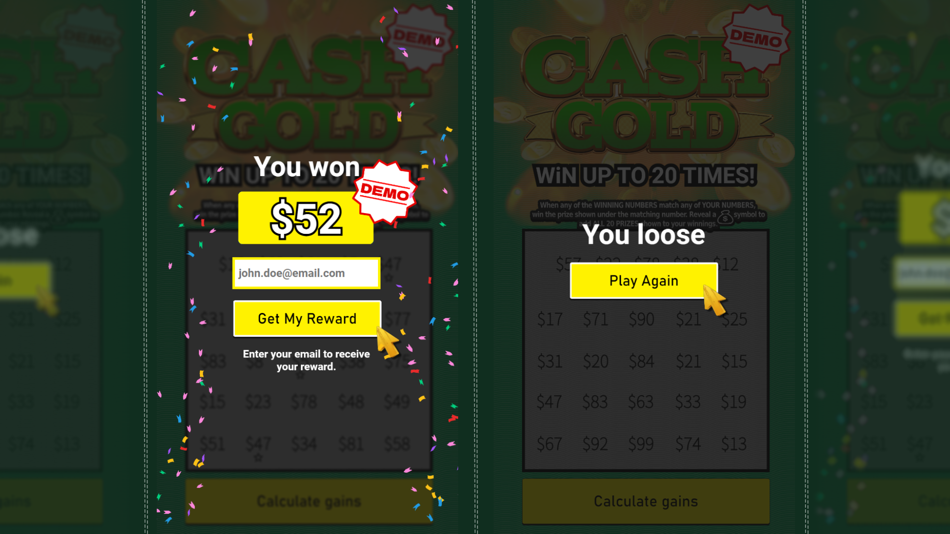 Scratch Lottery Ticket